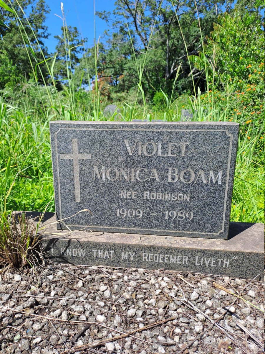 BOAM Violet Monica nee ROBINSON 1909-1989