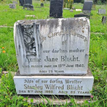 BLIGHT Annie Jane -1940 :: BLIGHT Stanley Wilfred -1960