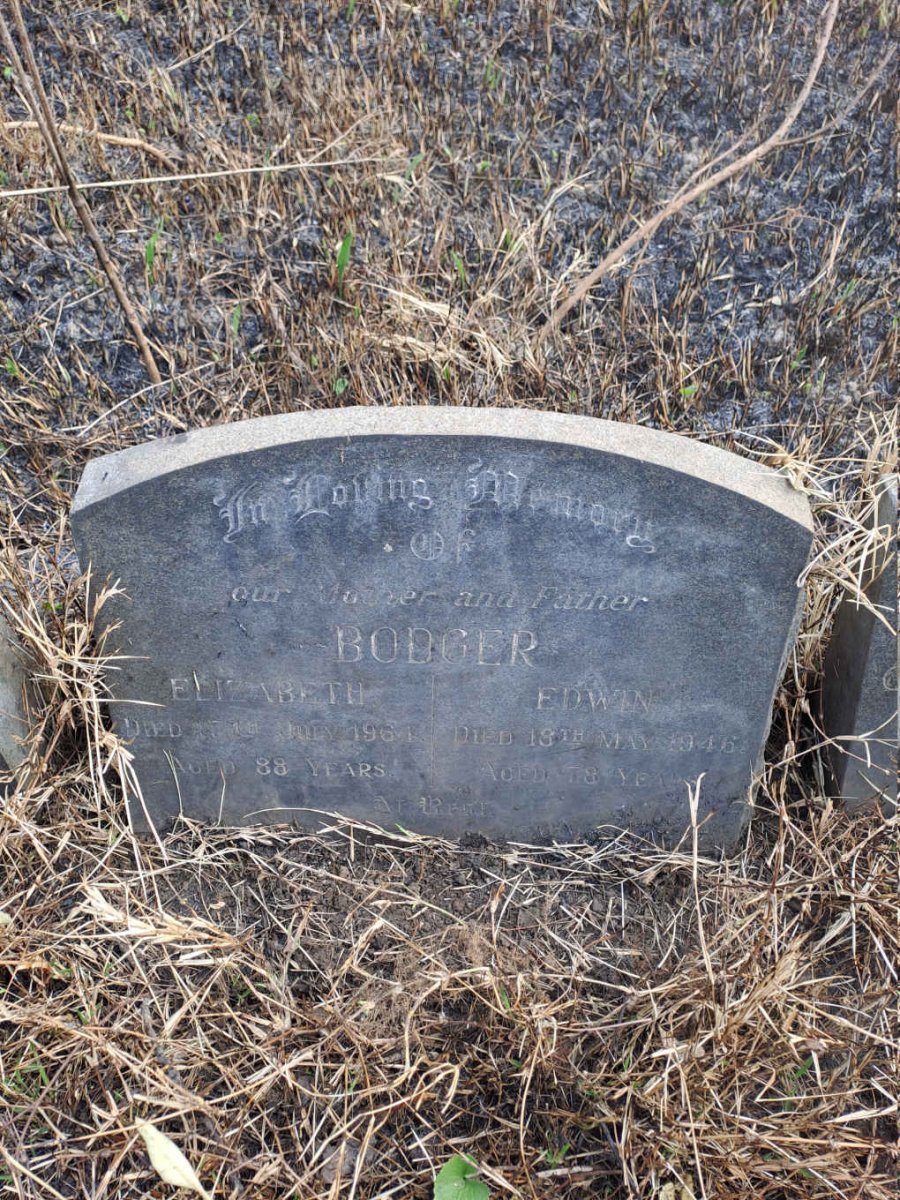 BODGER Edwin -1946 & Elizabeth -1964