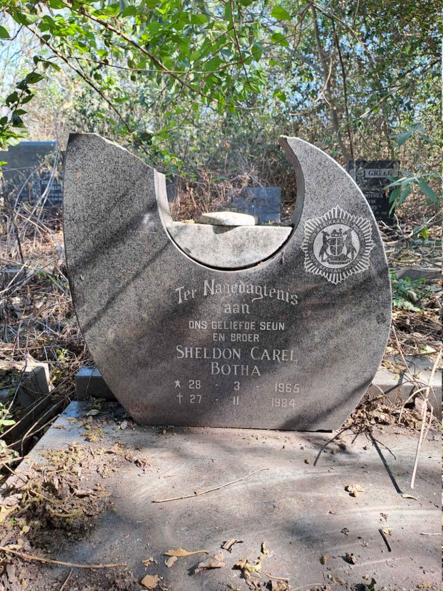 BOTHA Sheldon Carel 1965-1984