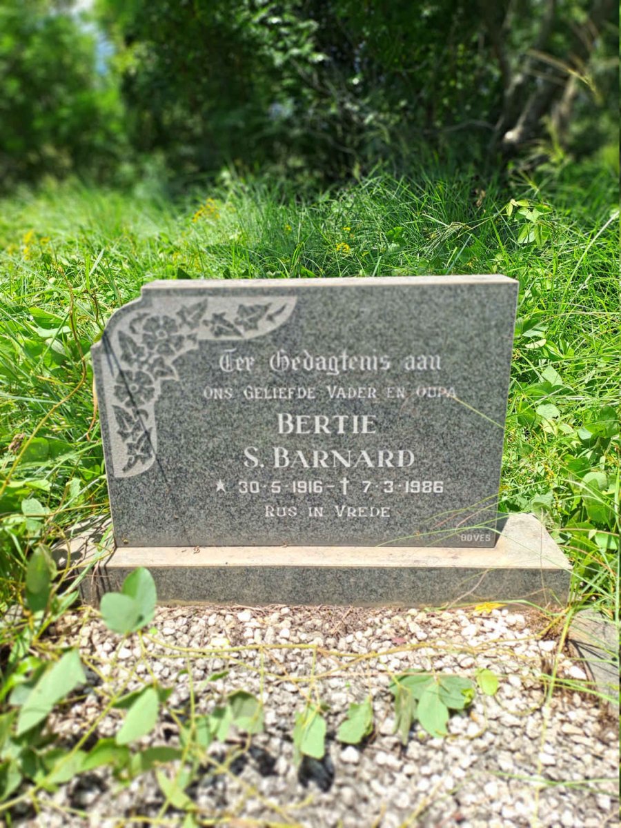 BARNARD Bertie S. 1916-1986