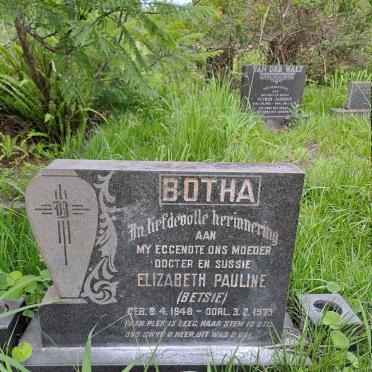 BOTHA Elizabeth Pauline 1948-1973