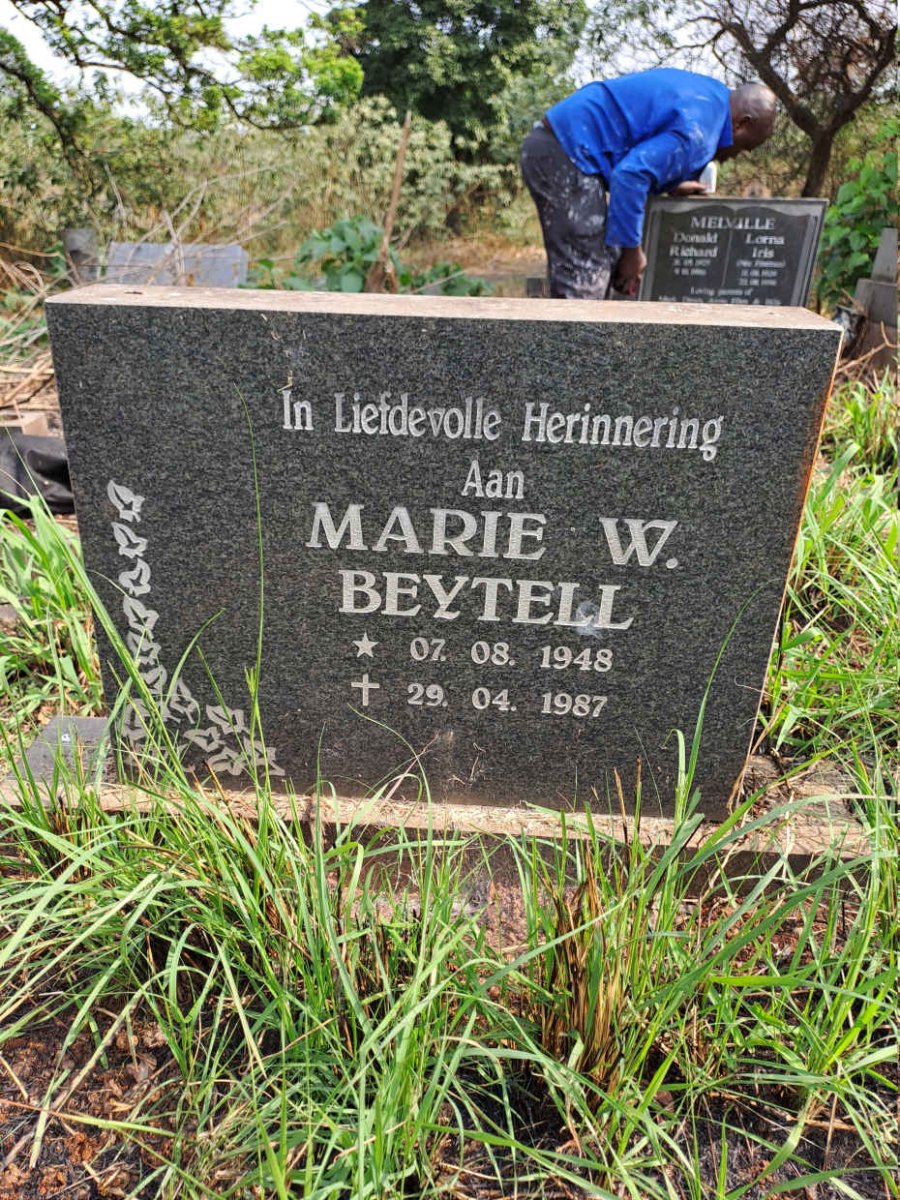BEYTELL Marie W. 1948-1987
