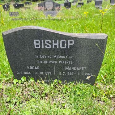 BISHOP Edgar 1884-1969 & Margaret 1885-1969