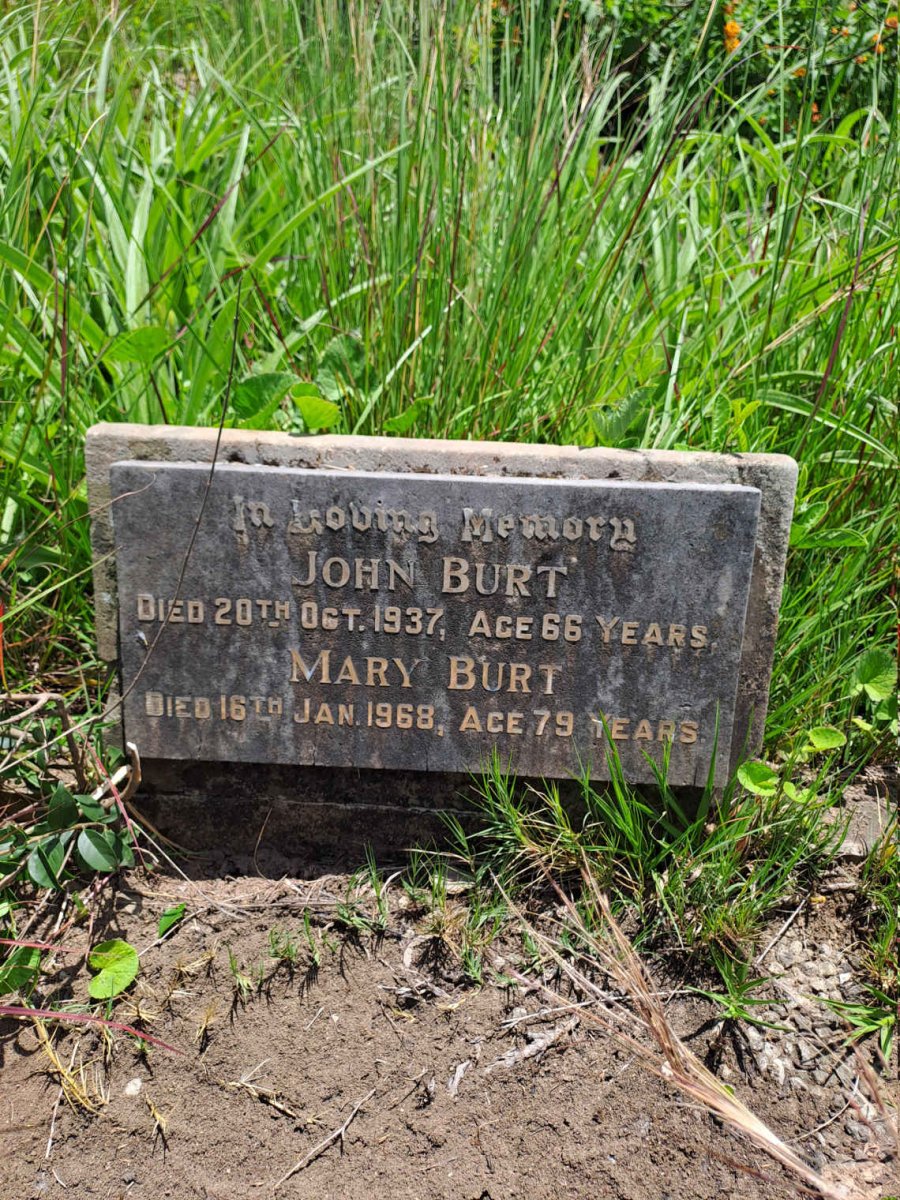 BURT John -1937 & Mary -1968
