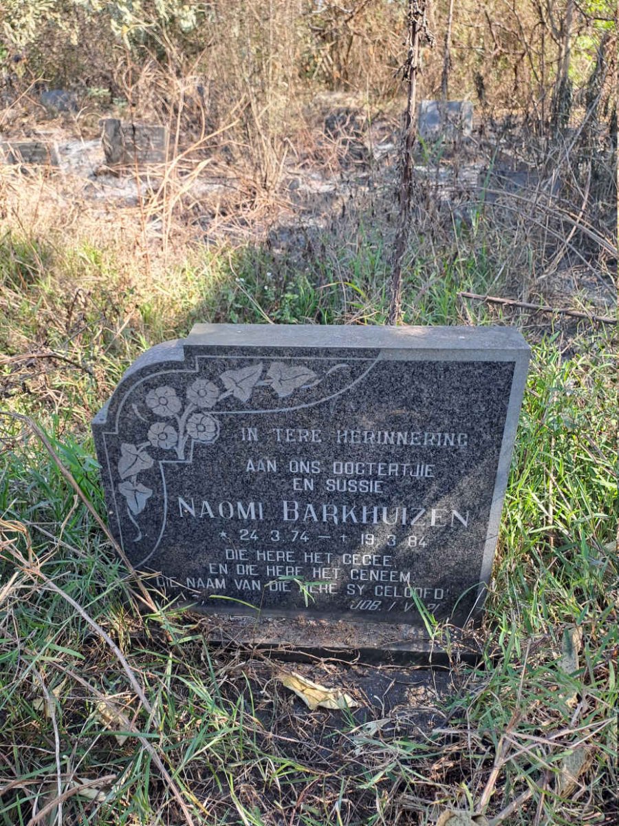 BARKHUIZEN Naomi 1974-1984