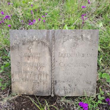 COCKBURN Oswald 1896-1946 & Eileen Vaughan nee NORTON 1904-1992