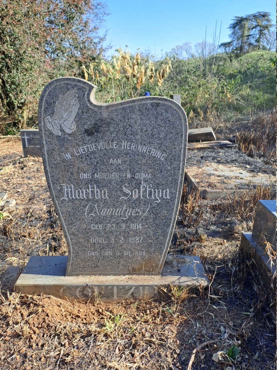 COETZEE Martha Soffiya 1914-1987