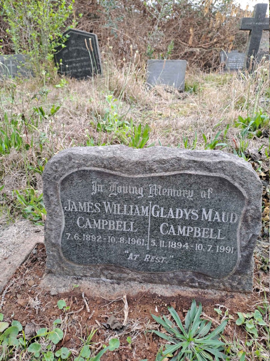 CAMPBELL James William 1892-1961 & Gladys Maud 1894-1991