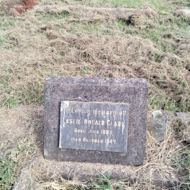 CLARK Leslie Donald 1883-1949