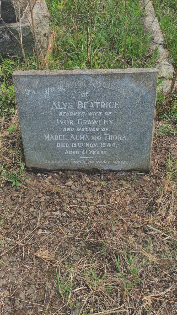 CRAWLEY Alys Beatrice -1944