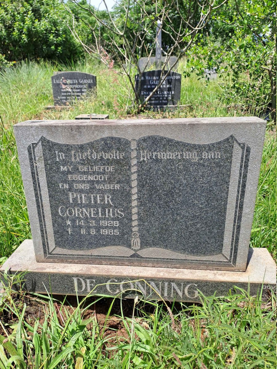 CONNING Pieter Cornelius, de 1928-1985