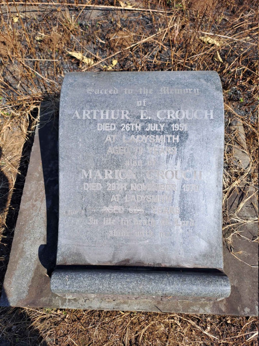 CROUCH Arthur E. -1951 & Marion -1970