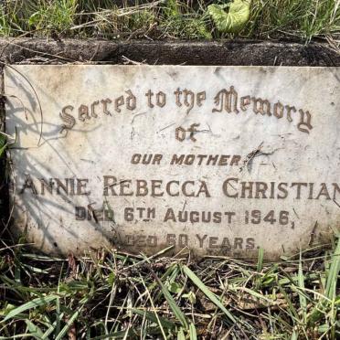 CHRISTIAN Annie Rebecca -1946