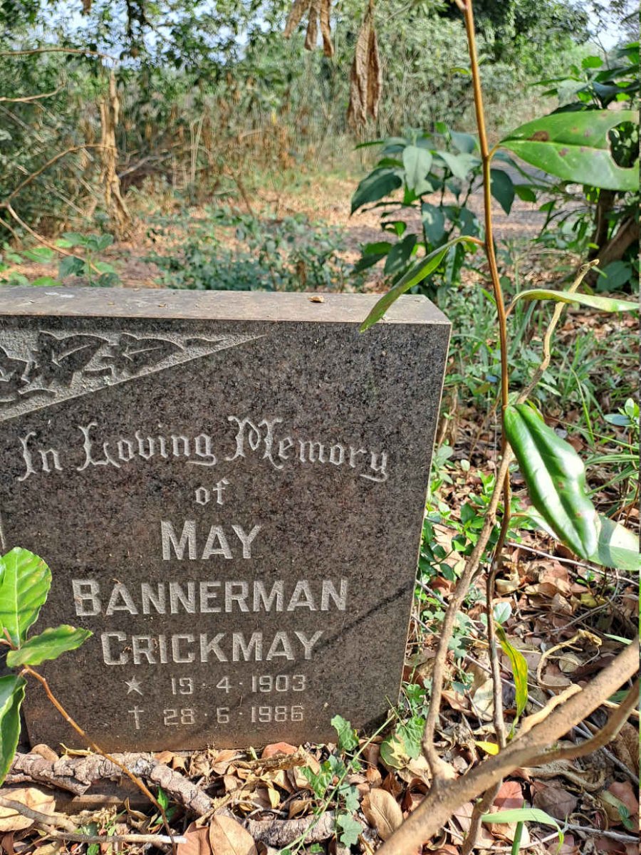 CRICKMAY May Bannerman 1903-1986