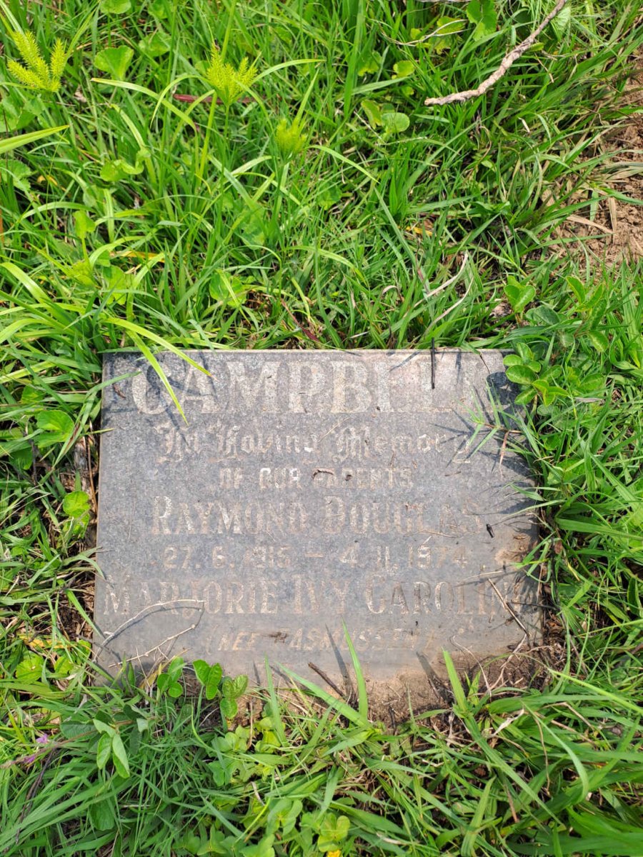 CAMPBELL Raymond Douglas 1915-1974 & Marjorie Ivy Caroline ASMUSSEN