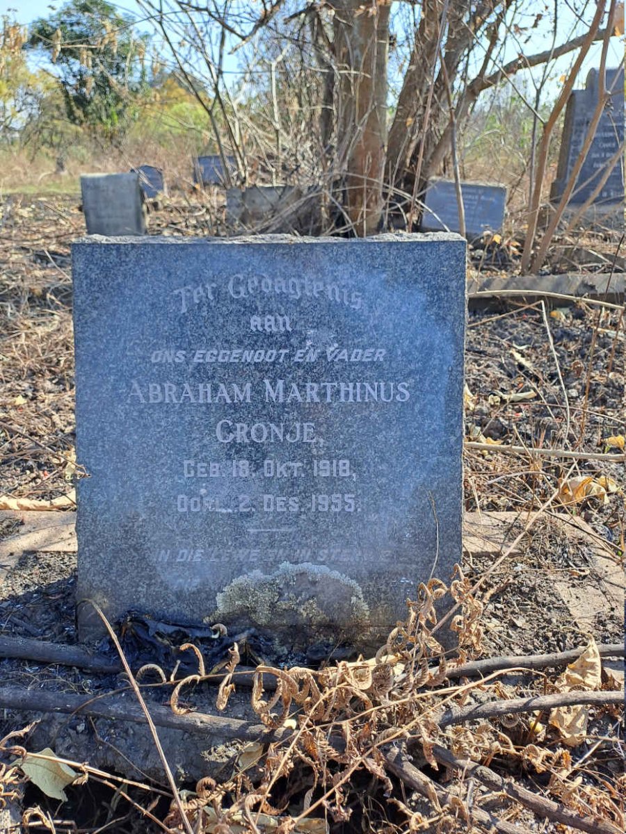 CRONJE Abraham Marthinus 1918-1955