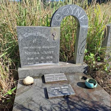 COYNE Brian Douglas 1954-2002 :: COYNE Nicola Janet 1976-1978 :: WEBB James 1927-1988 _1
