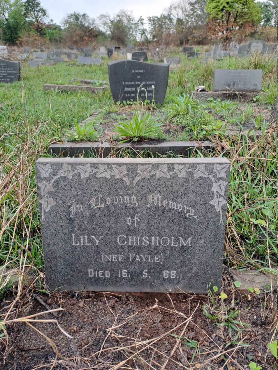 CHISHOLM Lily nee FAYLE -1968