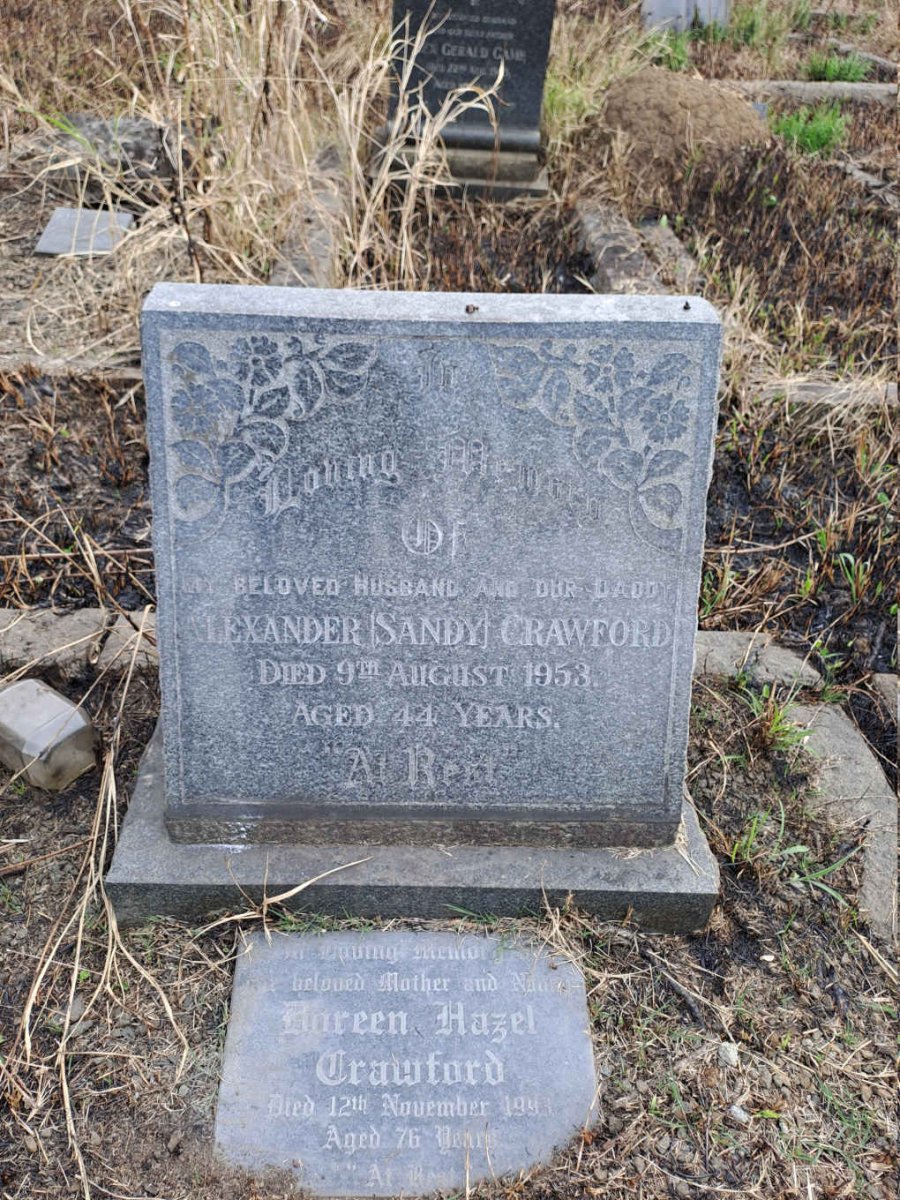 CRAWFORD Alexander -1953 & Doreen Hazel -1993