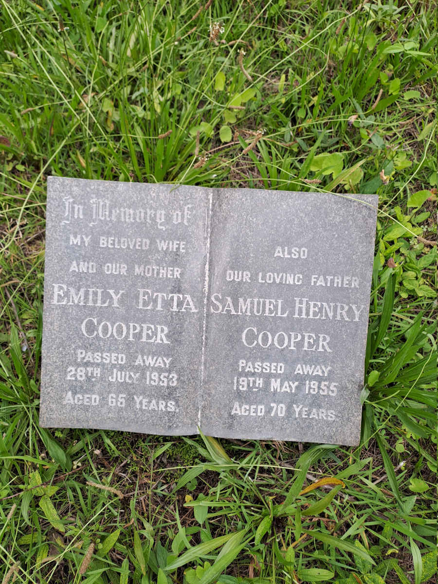 COOPER Samuel Henry -1955 & Emily Etta -1953