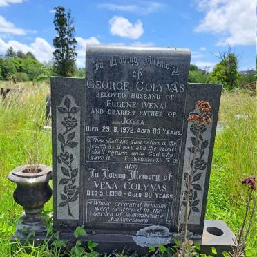 COLYVAS George -1972 & Vena -1990