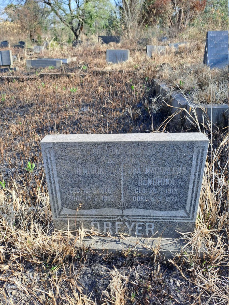 DREYER Hendrik 1905-1969 & Eva Magdalena 1913-1977