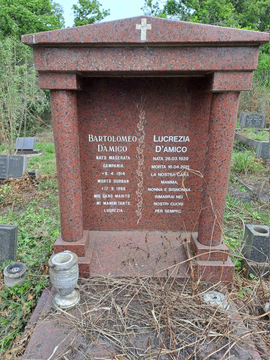 D'AMICO Bartolomeo 1914-1988 & Lucrezia 1929-2011