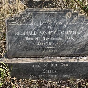 EGLINGTON Reginald Ivanhoe -1946 & Emily -1964