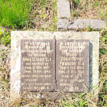 ELS Christoffel Francois 1884-1965 & Anna Elsabie VAN ROOYEN 1887-1945
