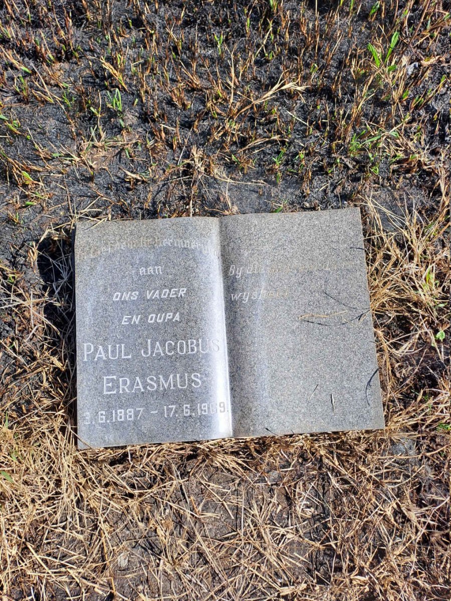 ERASMUS Paul Jacobus 1887-1969