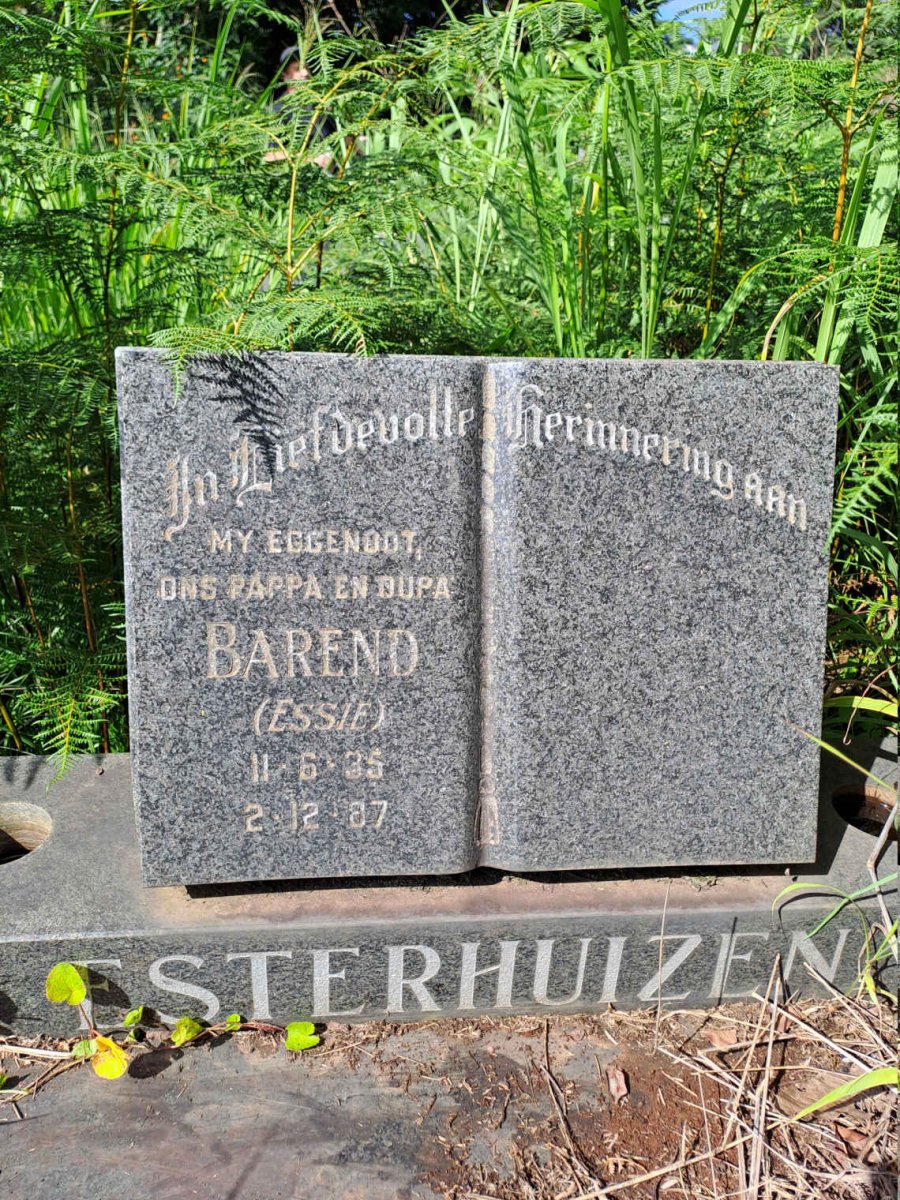 ESTERHUIZEN Barend 1935-1987
