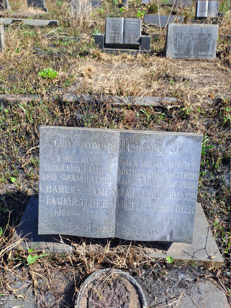 FAIRBROTHER Charles James 1884-1969 & Marjorie Florence 1892-1970