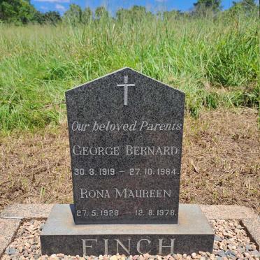 FINCH George Bernard 1919-1964 & Rona Maureen 1928-1978