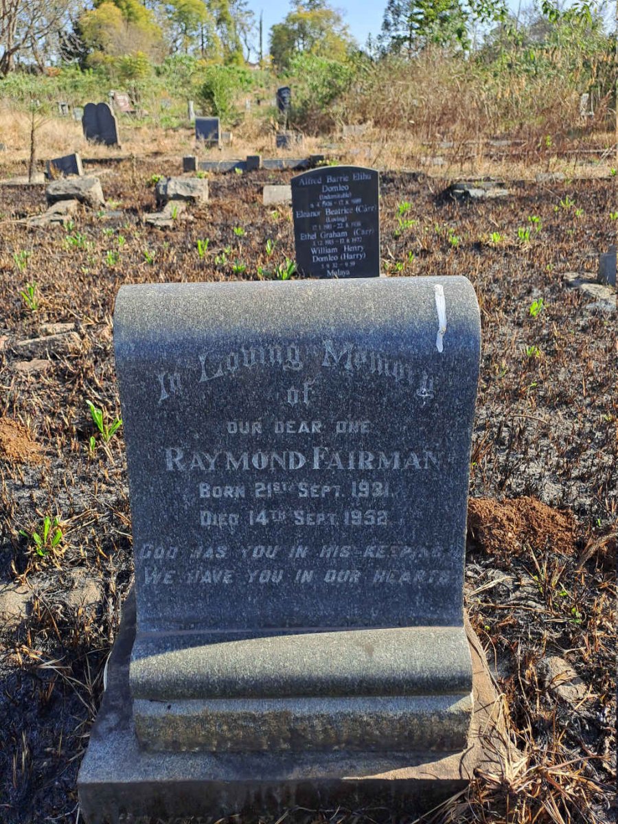 FAIRMAN Raymond 1931-1952