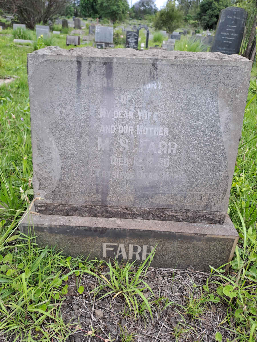 FARR M.S. -1950