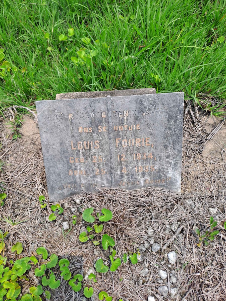 FOURIE Louis 1934-1935