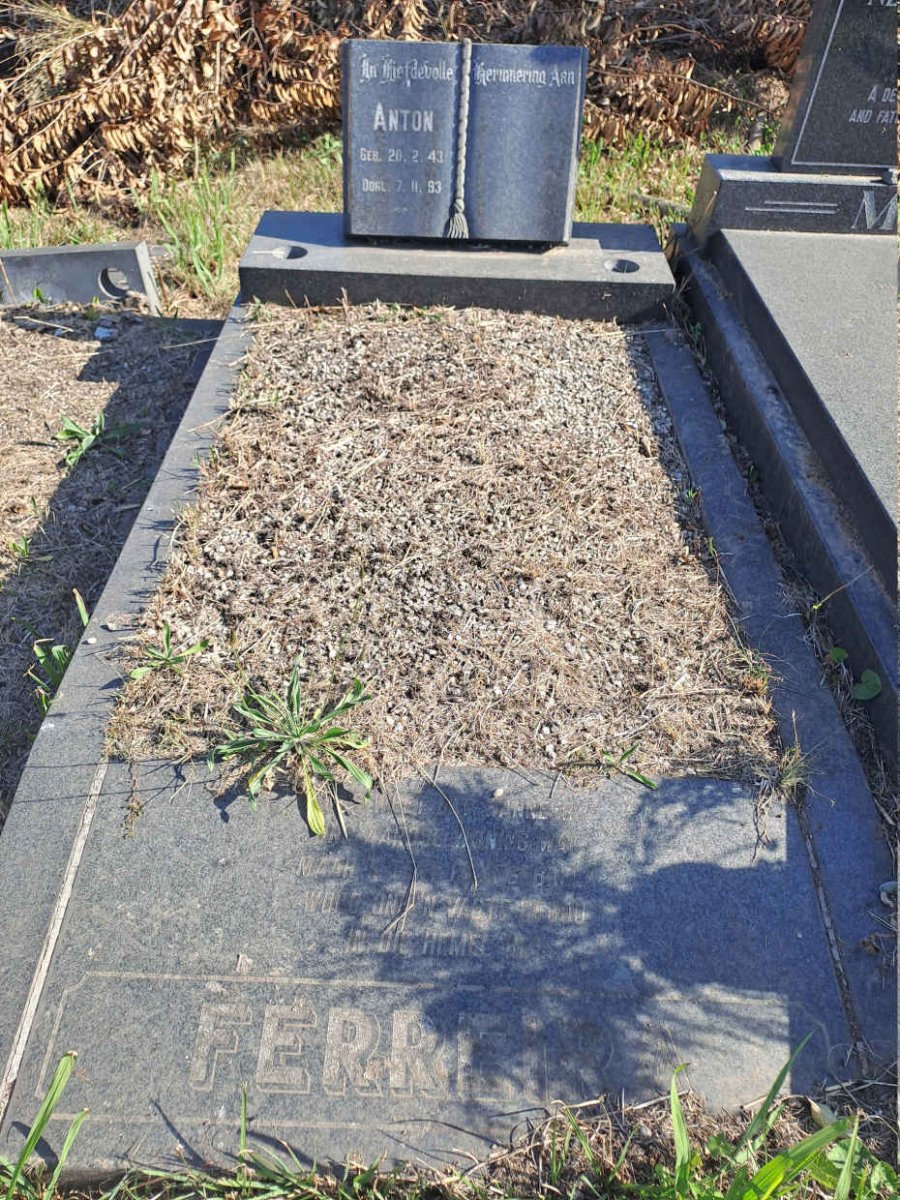 FERREIRA  Anton 1943-1993