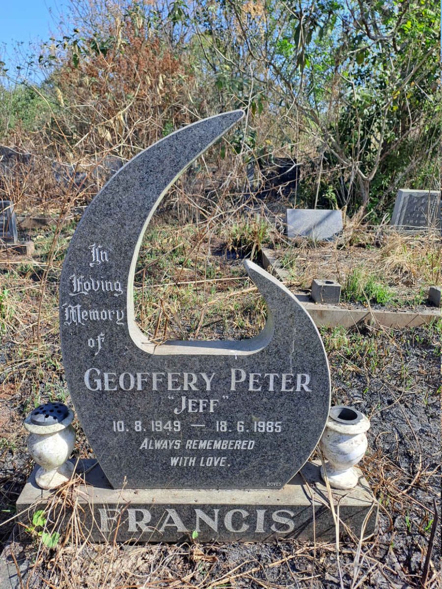 FRANCIS Geoffrey Peter 1949-1985