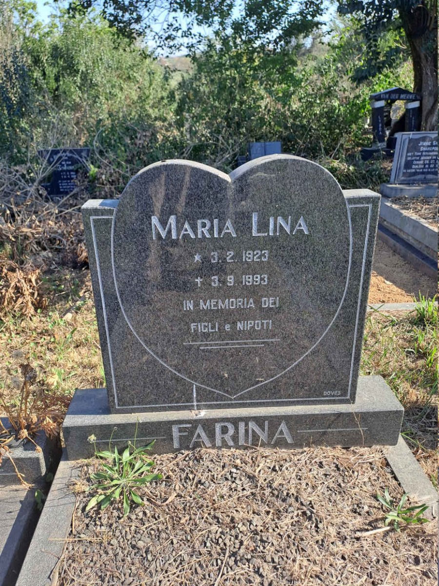 FARINA Maria Lina 1923-1993
