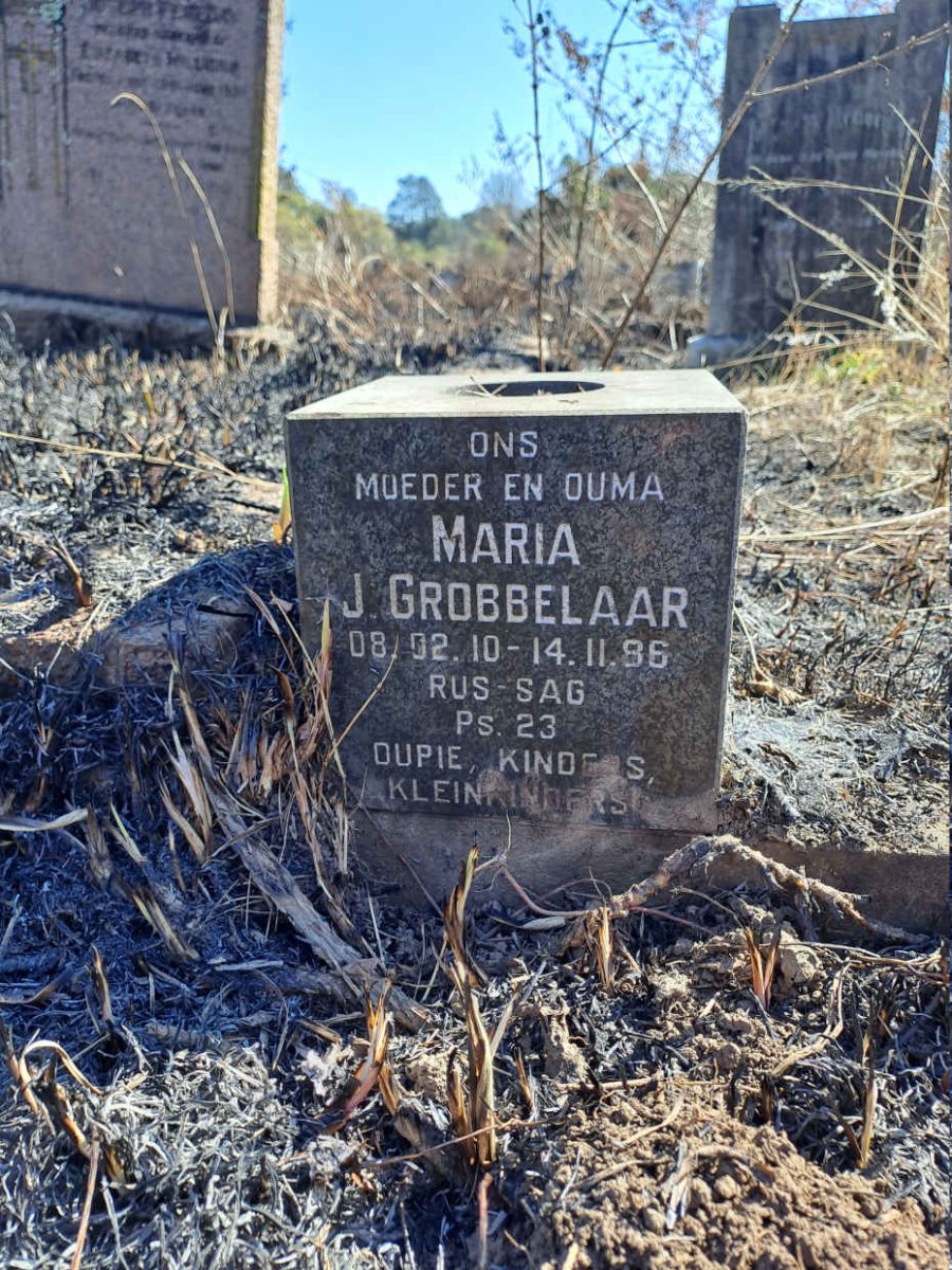 GROBBELAAR Maria J.1910-1986