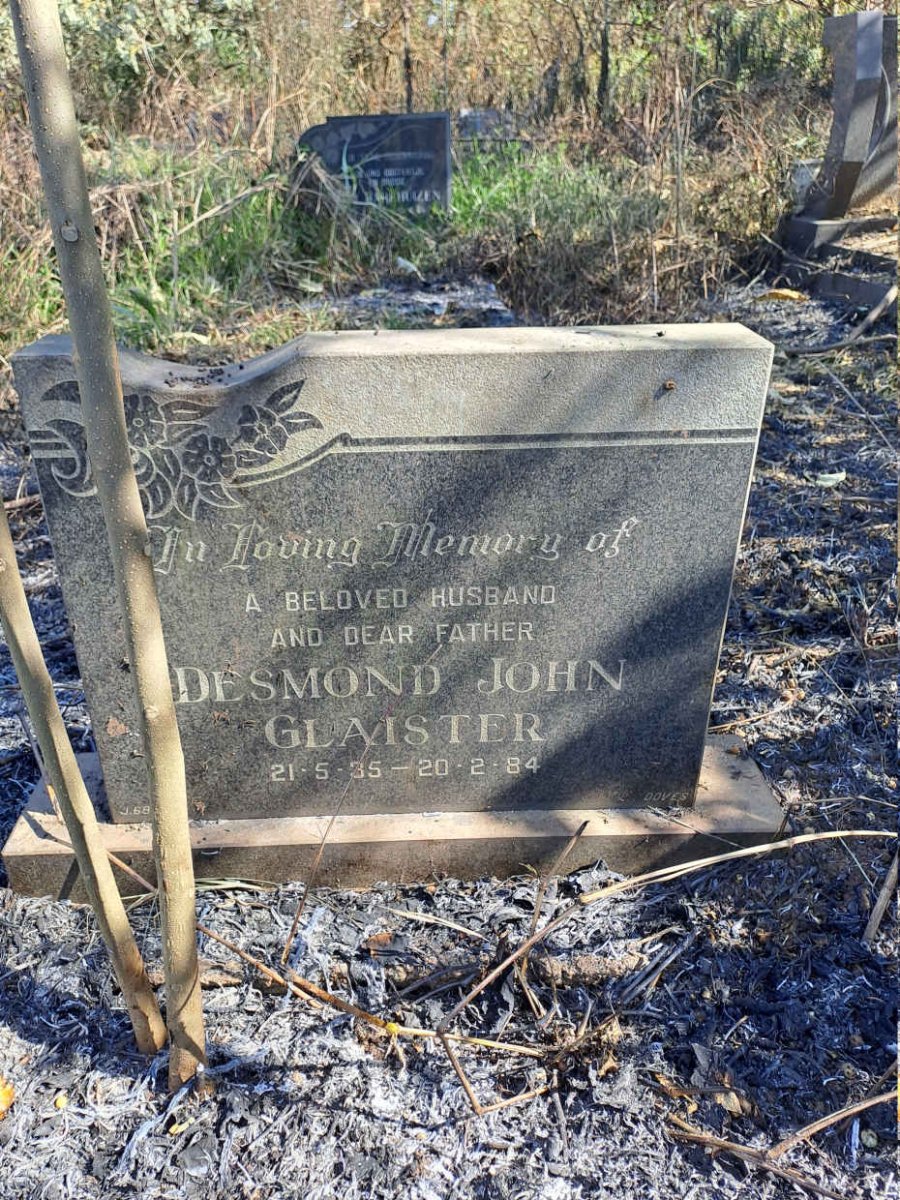 GLAISTER Desmond John 1935-1984