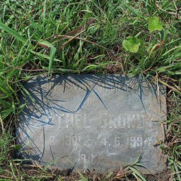 GRUNDY Ethel 1901-1994