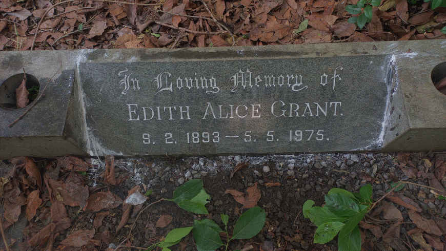 GRANT Edith Alice 1893-1975