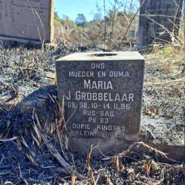 GROBBELAAR Maria J.1910-1986