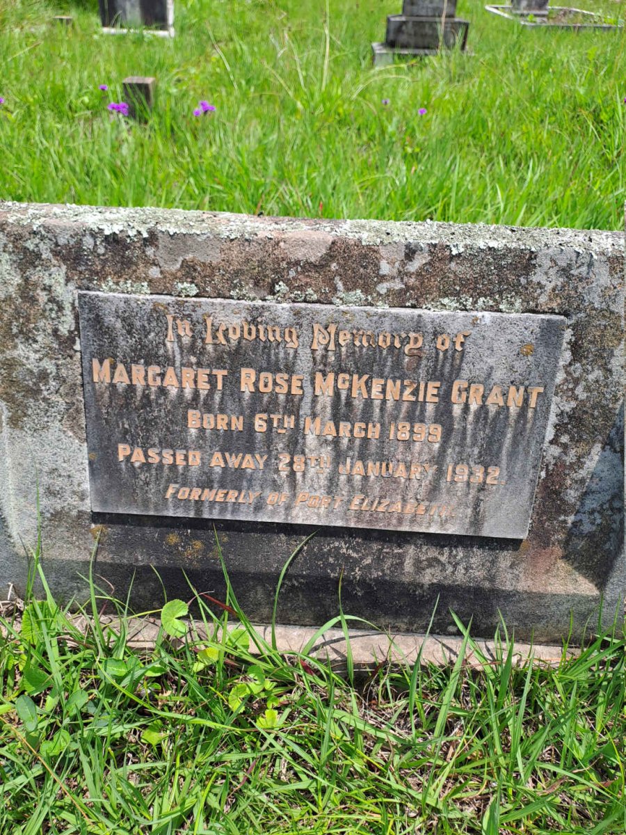 GRANT Margaret Rose McKenzie 1899-1932