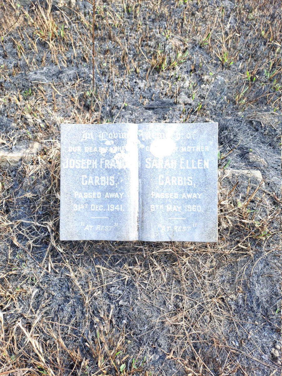 GARBIS Joseph Francis -1941 & Sarah Ellen -1960