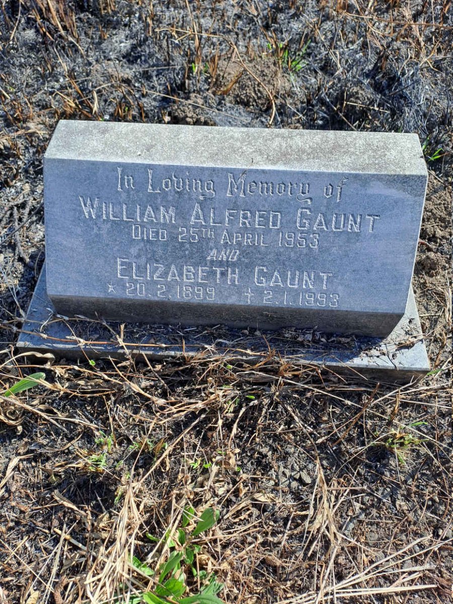 GAUNT William Alfred -1953 & Elizabeth 1899-1993
