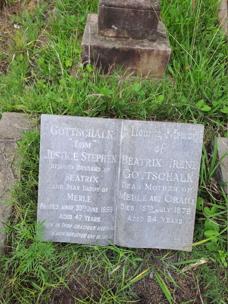 GOTTSCHALK Justice Stephen -1959 & Beatrice Irene -1976
