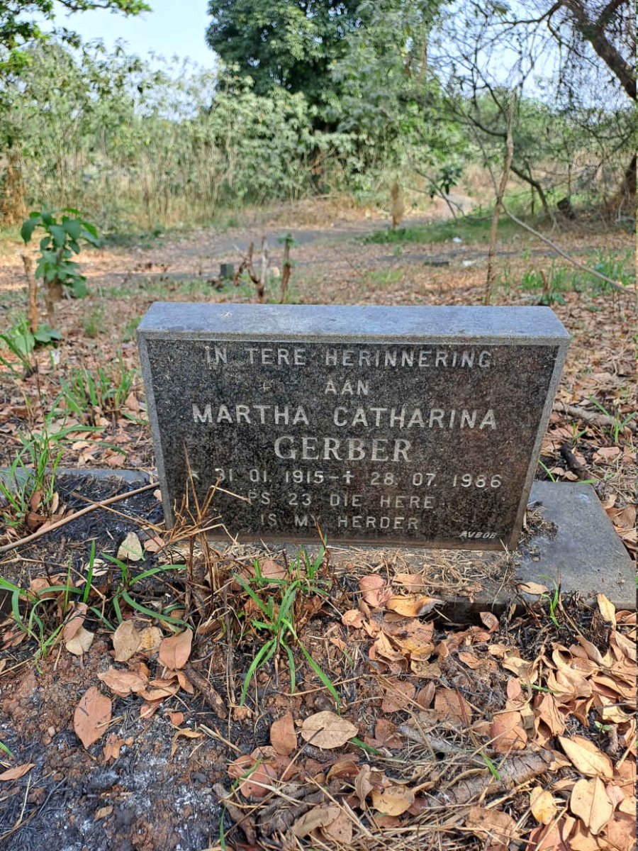 GERBER Martha Catharina 1915-1986